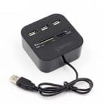 هاب USB و رم ریدر کمبو XP-HC836