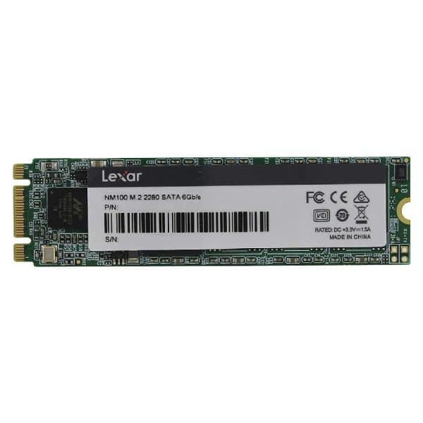 اس اس دی اینترنال M.2 2280 لکسار مدل NM100 ظرفیت 128 گیگابایت ا Lexar NM100 M.2 2280 SSD 128GB - Image 2